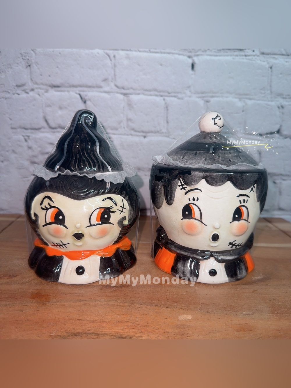 Johanna Parker Halloween Critter Frankie Bowl Canister Set - Picture 2 of 4